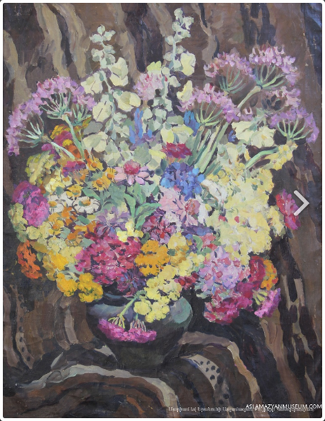 Mountain flowers, 1951 - Мариам Асламазян