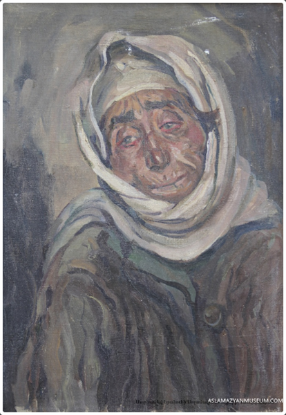 The victim of genocide, 1947 - Mariam Aslamazian