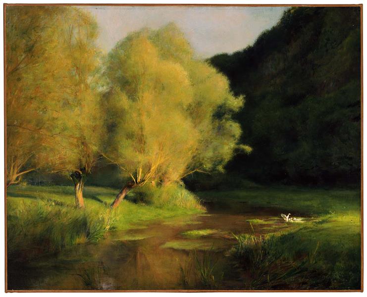 Willows by a Stream, 1908 - Pascal Adolphe Dagnan-Bouveret