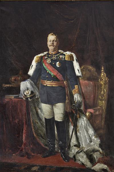Portrait of Carlos I of Portugal, 1890 - Жозе Мальоа