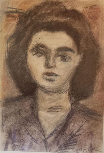 Portrait of Girl, 1945 - Бела Чобель