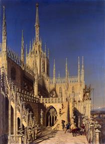 Tower of the Milan Cathedral - Johann Karl Schultz