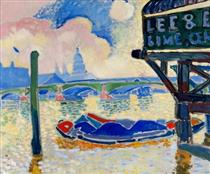 Barges on the Thames - Andre Derain