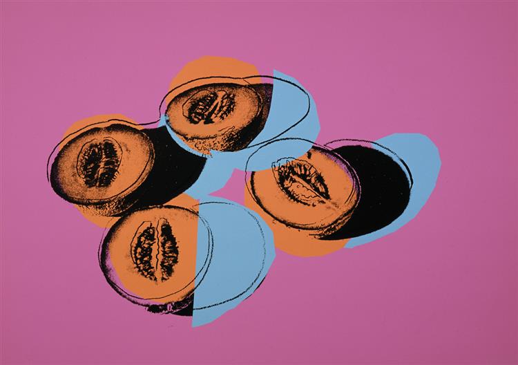 Space Fruit: Still Lifes, Cantaloupes II, 1979 - Andy Warhol