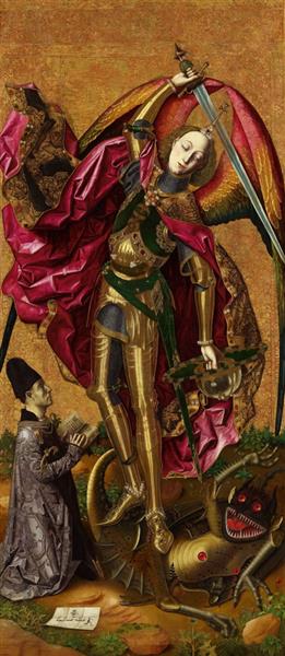 Saint Michael Triumphs over the Devil, 1468 - Бартоломе Бермехо