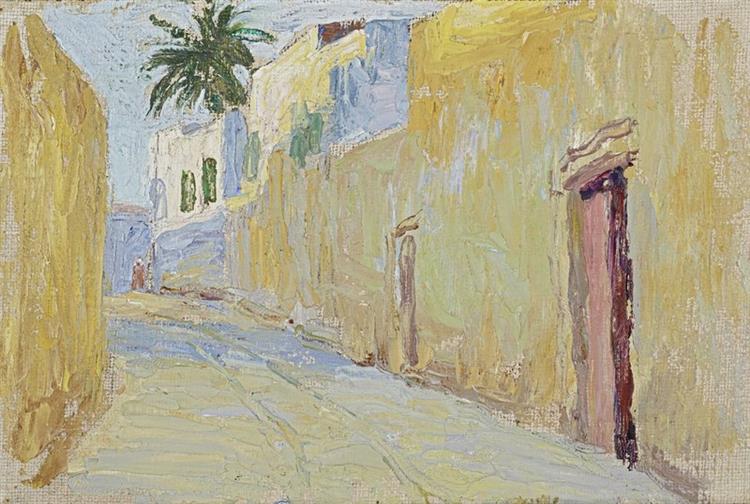 Alley in Tunis, 1905 - Gabriele Munter