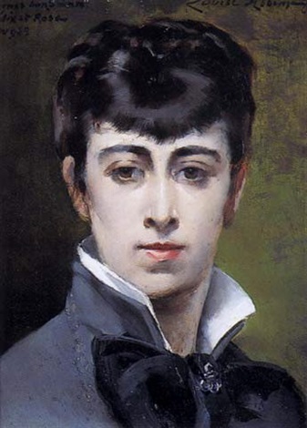 Self Portrait, Age 18, 1876 - Louise Abbéma