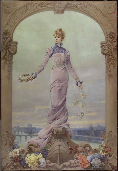 Allegory of the City of Paris, 1901 - Луиза Аббема