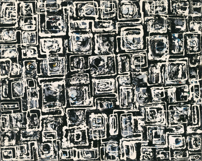 White Squares, c.1948 - Ли Краснер