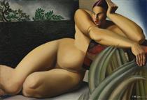 Nude on a Terrace - Tamara de Lempicka