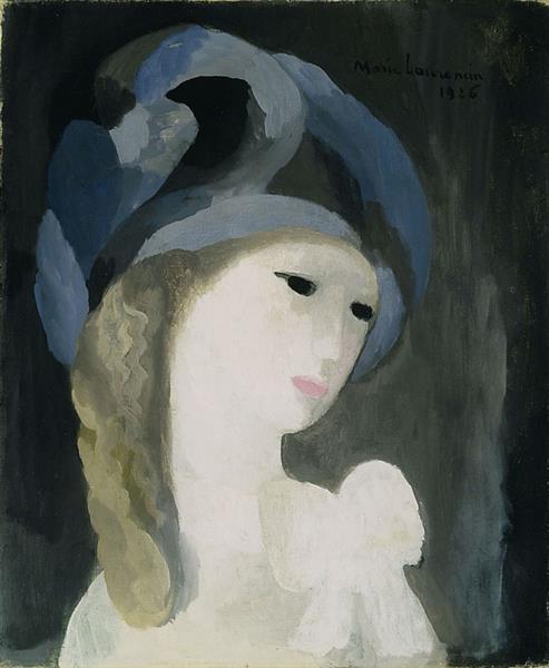 Head of a Young Woman, 1926 - Мари Лорансен