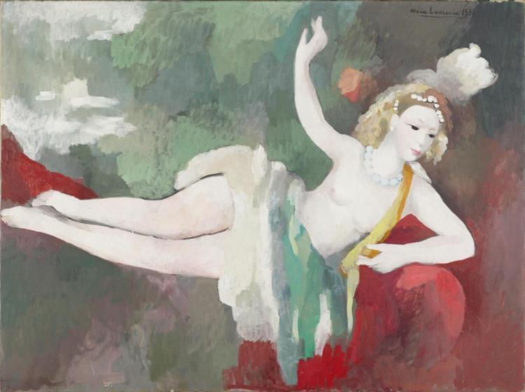 Lying Dancer, 1937 - 瑪麗·羅蘭珊