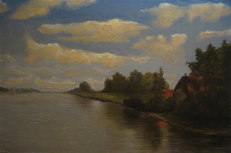 River landscape, 1660 - Адріан ван де Вельде
