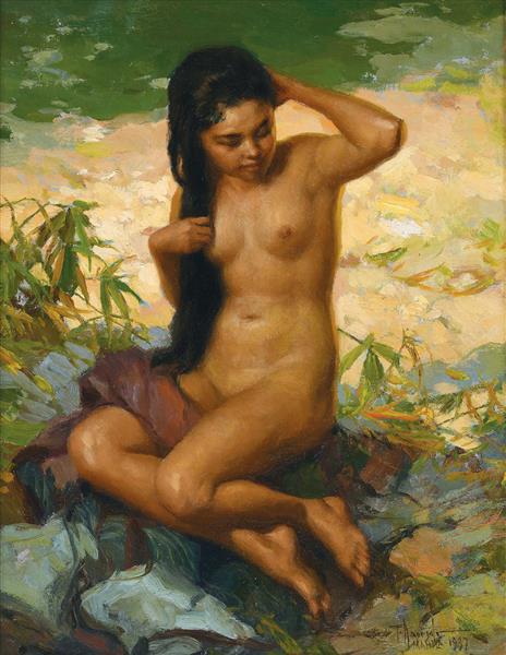 Nude, 1937 - Fernando Amorsolo