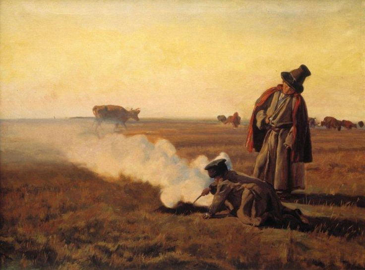 Smoke (Autumn), 1897 - Юзеф Хелмонський