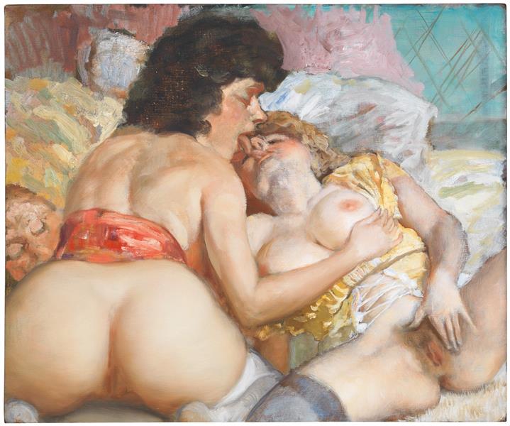 A Fool with Two Young Women, 2013 - John Currin