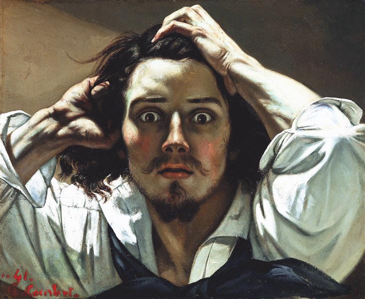 The Desperate Man (Self-Portrait), 1843 - 1845 - Gustave Courbet
