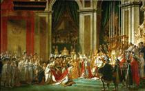 Освящение императора Наполеона и коронации императрицы Жозефины Папой Пием VII, 2 декабря 1804 - Жак Луи Давид