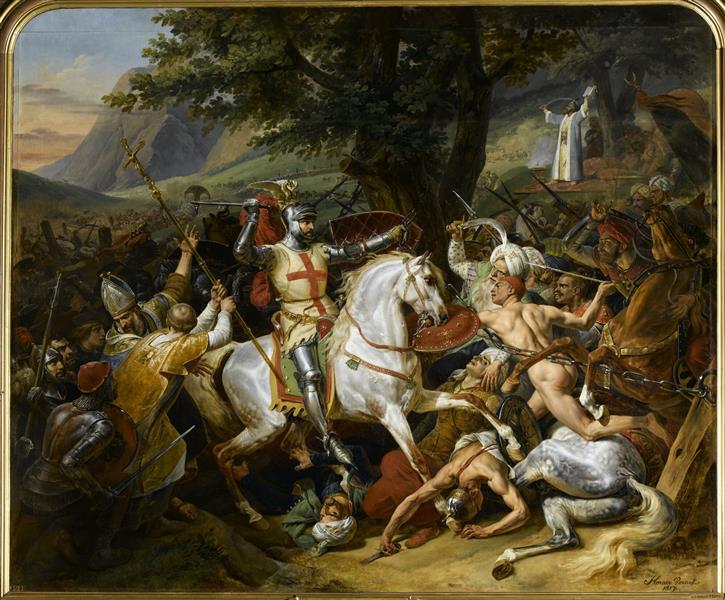 Battle of Las Navas de Tolosa, Reconquista, 1212, 1817 - Horace Vernet