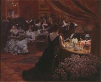 The living room of Princess Mathilde - Джузеппе Де Ниттис