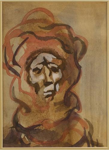 Nomads, Portrait of a Woman, 1940 - Abidin Dino