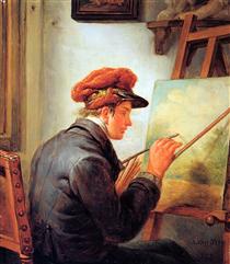 The artist's son - Abraham van Strij
