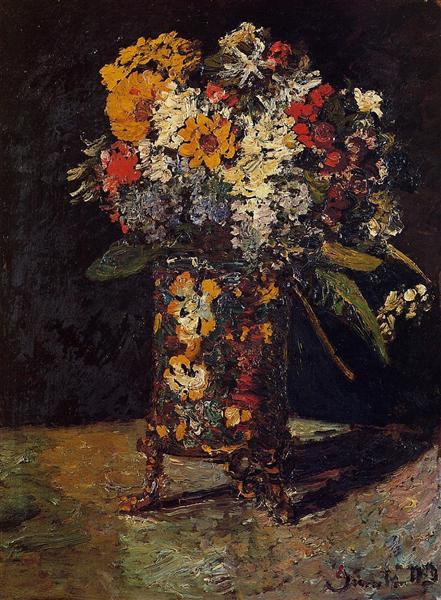 Bouquet of Flowers - Adolphe Monticelli