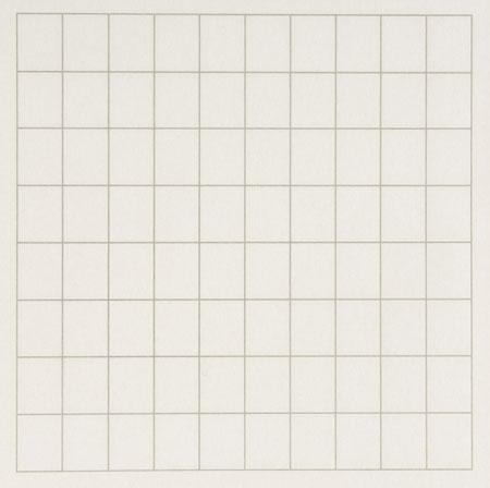 On a clear day, #1, 1973 - Agnes Martin