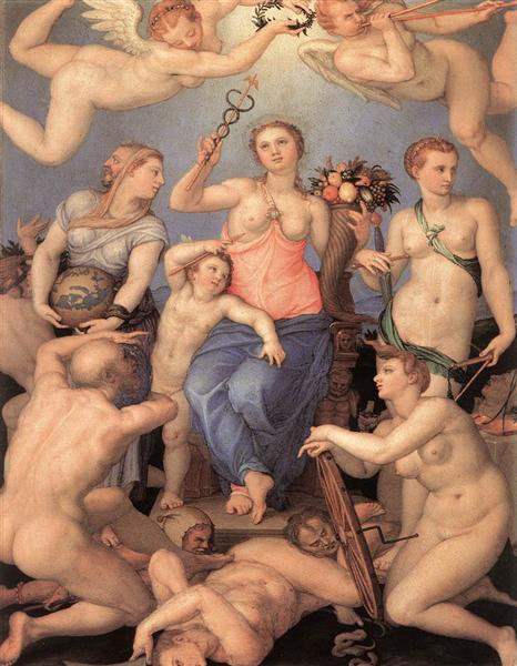 Allegory of Happiness, 1564 - Аньоло Бронзіно