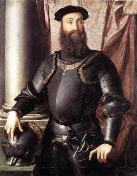 Portrait of Stefano IV Colonna, 1546 - Agnolo Bronzino