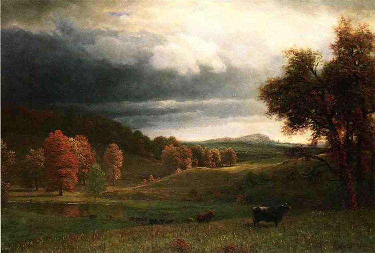 Autumn Landscape - 阿爾伯特·比爾施塔特
