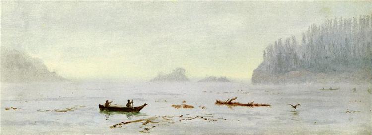 Indian Fisherman - Albert Bierstadt