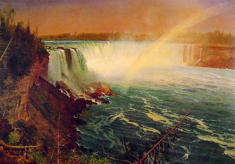Niagara, c.1869 - Albert Bierstadt - WikiArt.org