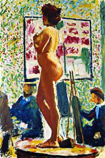 Life Class at the École des Beaux-Arts (Fauvist Nude) - Albert Marquet