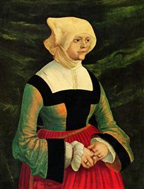 Retrato de una mujer joven - Albrecht Altdorfer