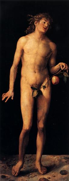 Adam (left panel), 1507 - Альбрехт Дюрер