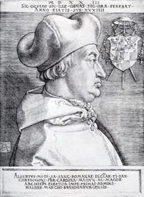 Cardinal Albrecht Of Brandenburg - Albrecht Dürer