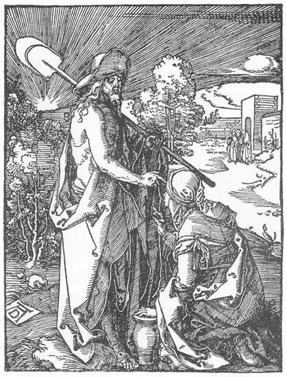 Christ Appears to Mary Magdalene, 1511 - Albrecht Dürer