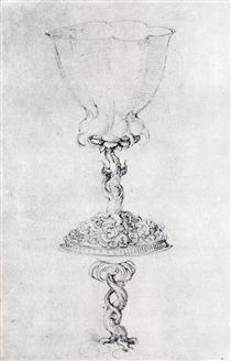 Design For a Goblet, With A Variant Of The Base - Albrecht Dürer