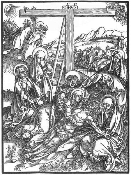 Lamentation for the Dead Christ, 1495 - 1498 - 杜勒