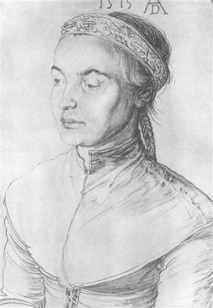 Portrait of a girl, 1515 - Альбрехт Дюрер