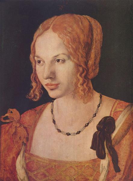 Portrait of a Venetian, 1505 - Альбрехт Дюрер