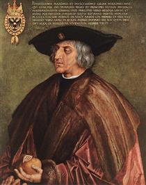 Portrait of Emperor Maximilian I - 杜勒