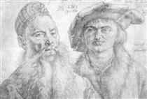 Portrait of Paul Martin and the Topler Pfinzig - Albrecht Dürer