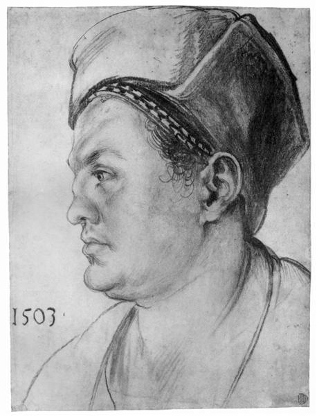 Portrait of William Pirckheimer, 1503 - Alberto Durero