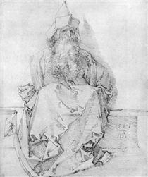 Seated Prophet - Albrecht Dürer