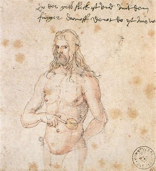 Автопортрет, 1521 - Альбрехт Дюрер