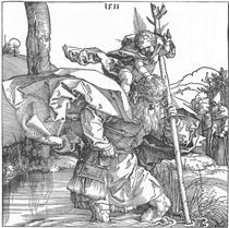 St.Christopher carrying the Infant Christ - Albrecht Dürer