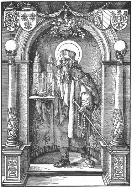 St Sebald in the Niche, 1518 - 1520 - Альбрехт Дюрер