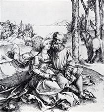 The Ill-Assorted Couple or the Offer of Love - Albrecht Durer